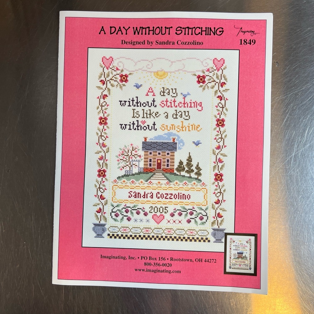 Imaginating A Day Without Stitching‎ Cross Stitch Pattern 1849 Sandra Cozzolino